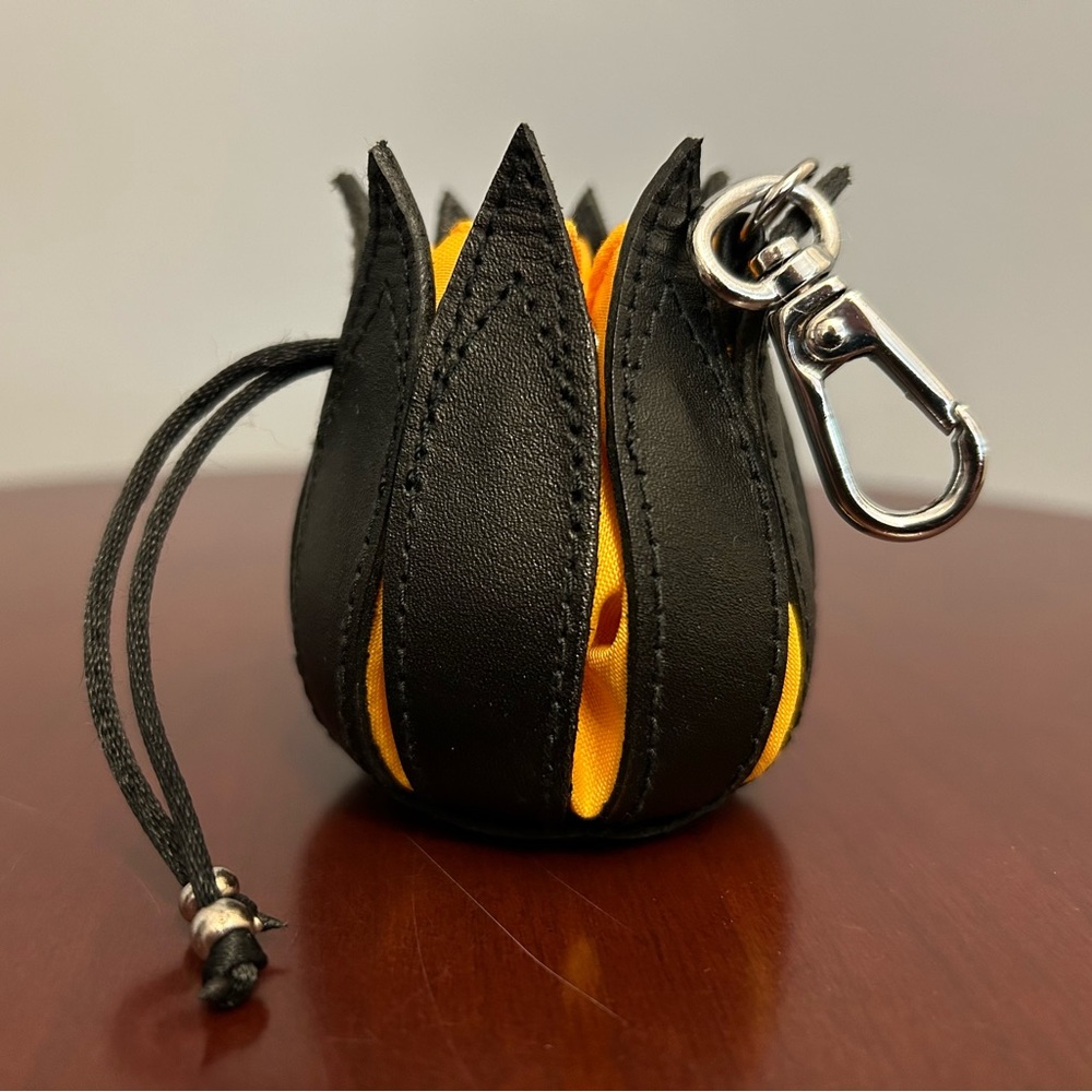 BYLIN My Little Tulip Keyhanger from the Tulip Collection in Black/Yellow